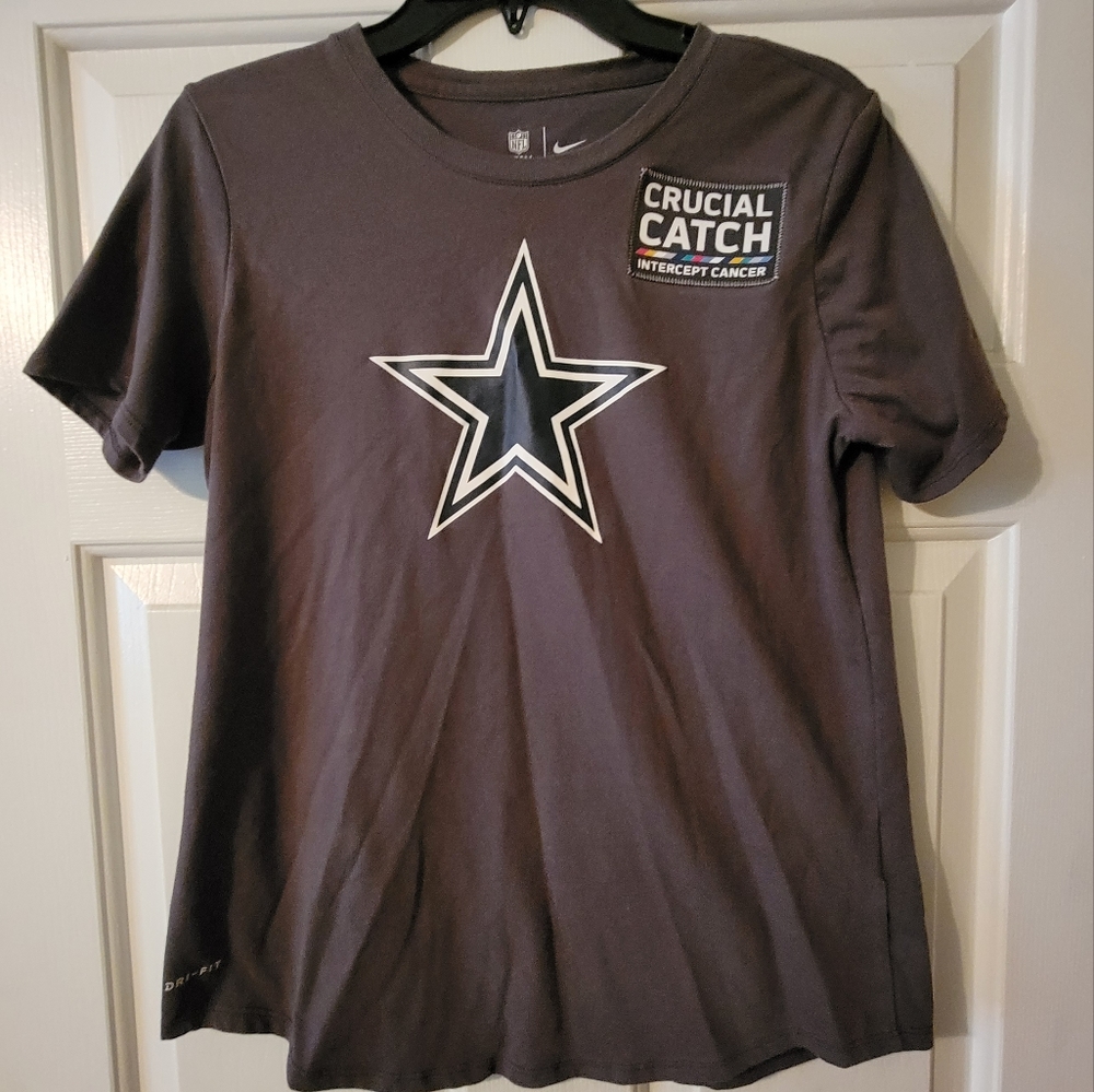 Nike Dallas cowboys crucial catch gray Tshirt small